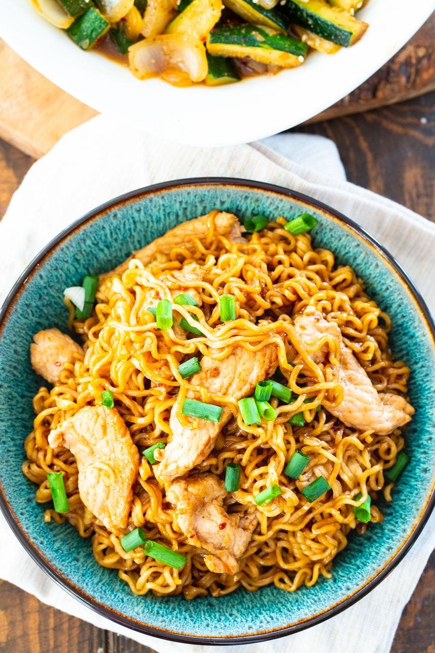 Ramen Noodles with Spicy Pork