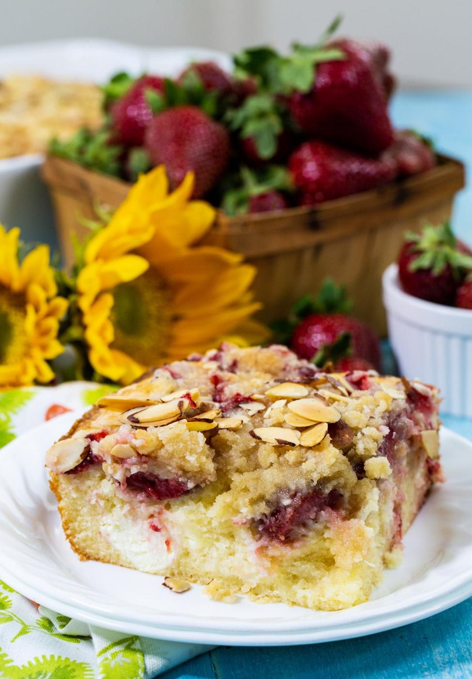 Coffee Cake on a plate.