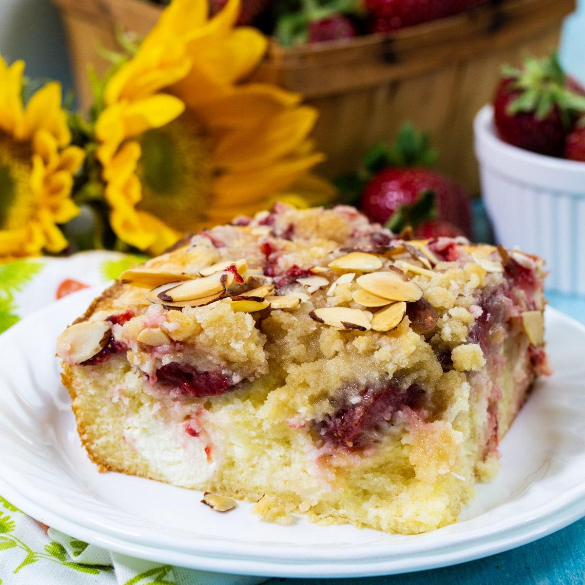 Strawberry Cream Cheese Coffee Cake