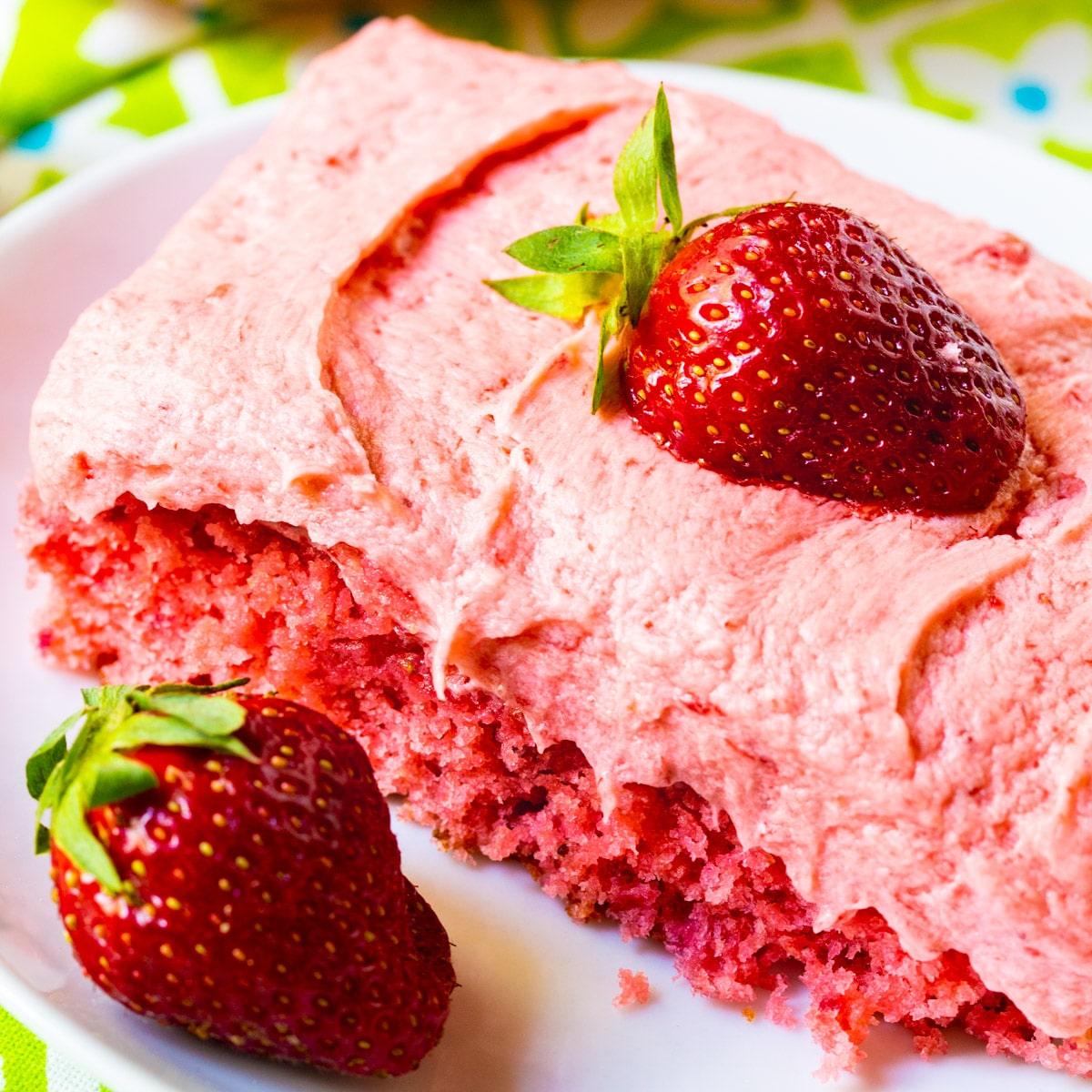 Strawberry Sheet Cake