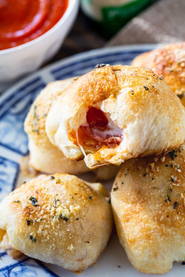 Stuffed Crust Pizza Snacks