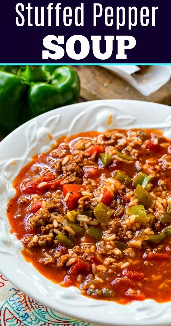 Stuffed Pepper Soup