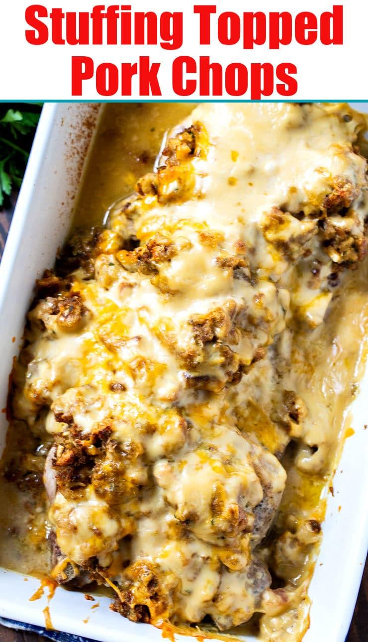 Stuffing Topped Pork Chops