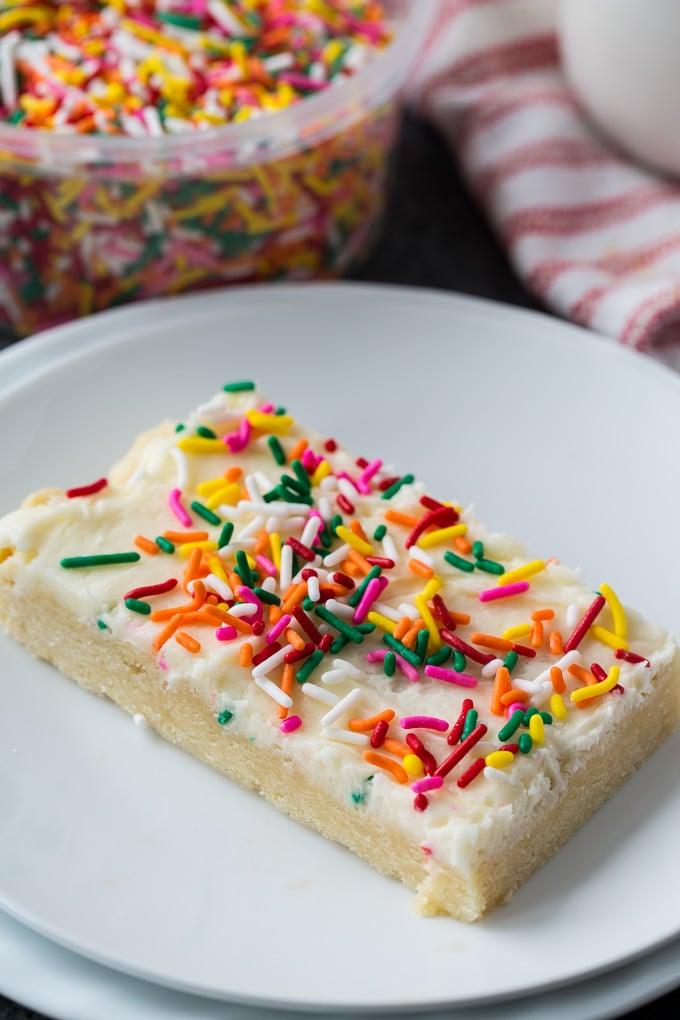 Sugar Cookie Bars recipe