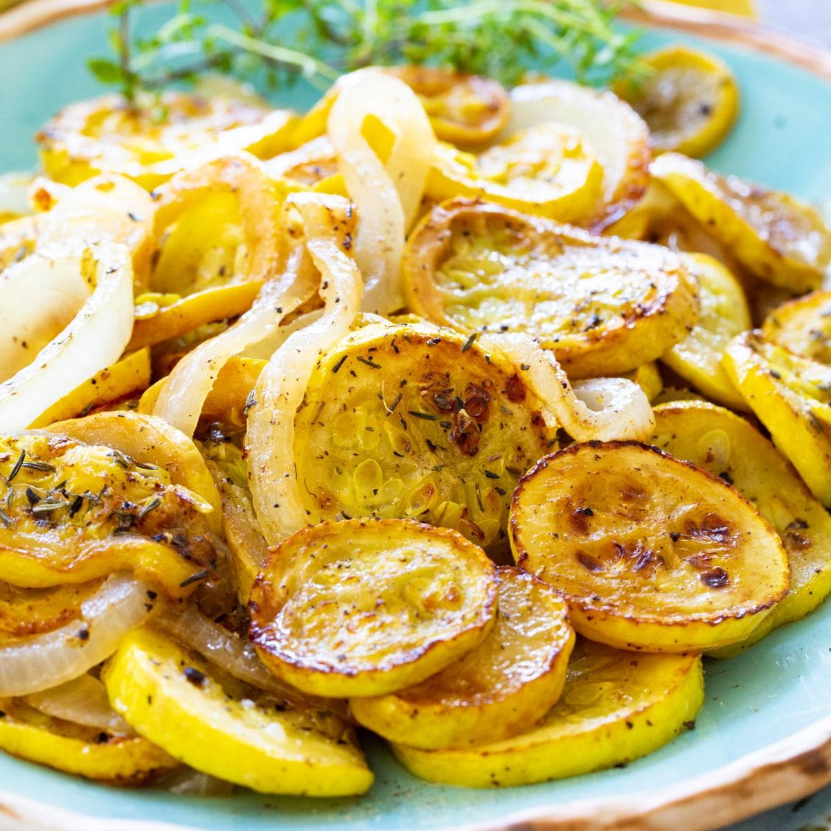 Summer Squash and Onions