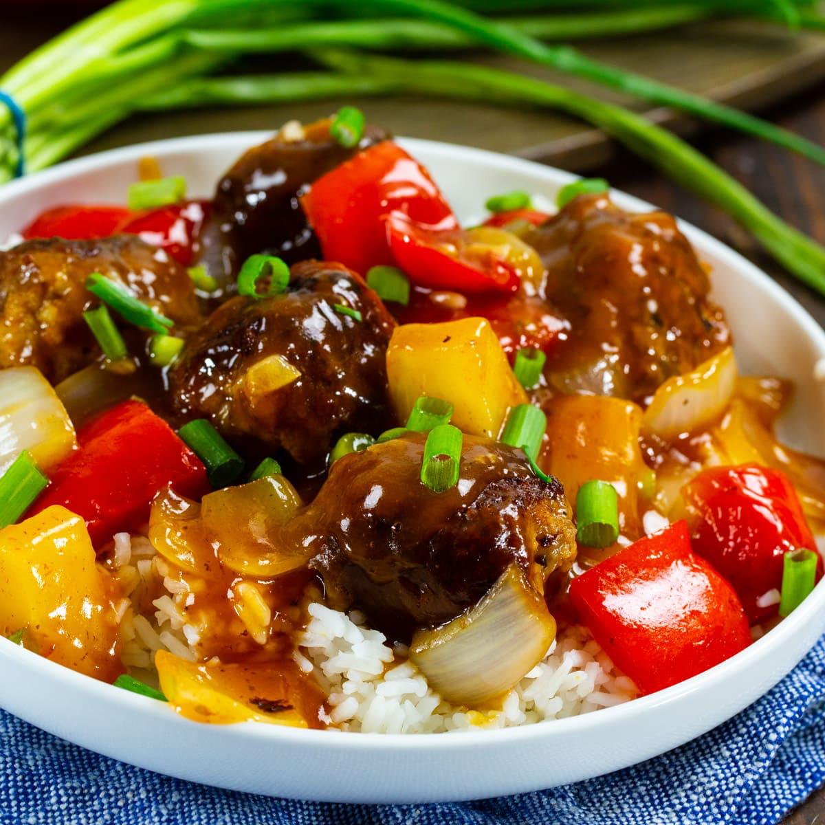 Sweet and Sour Meatballs