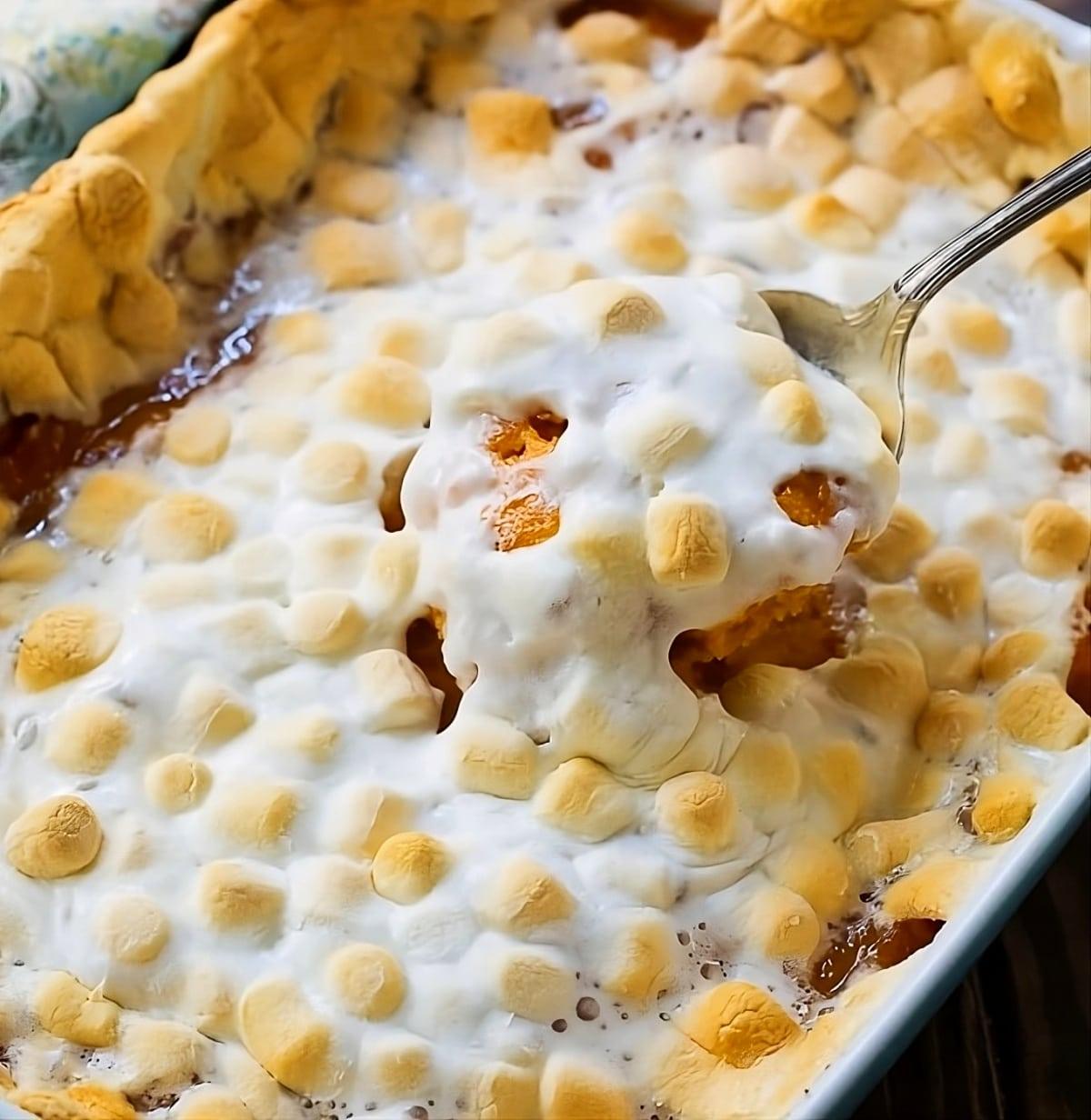Sweet Potato Casserole with Marshmallows
