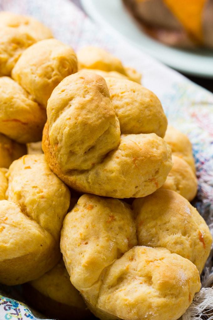 Homemade Sweet Potato Cloverleaf Rolls