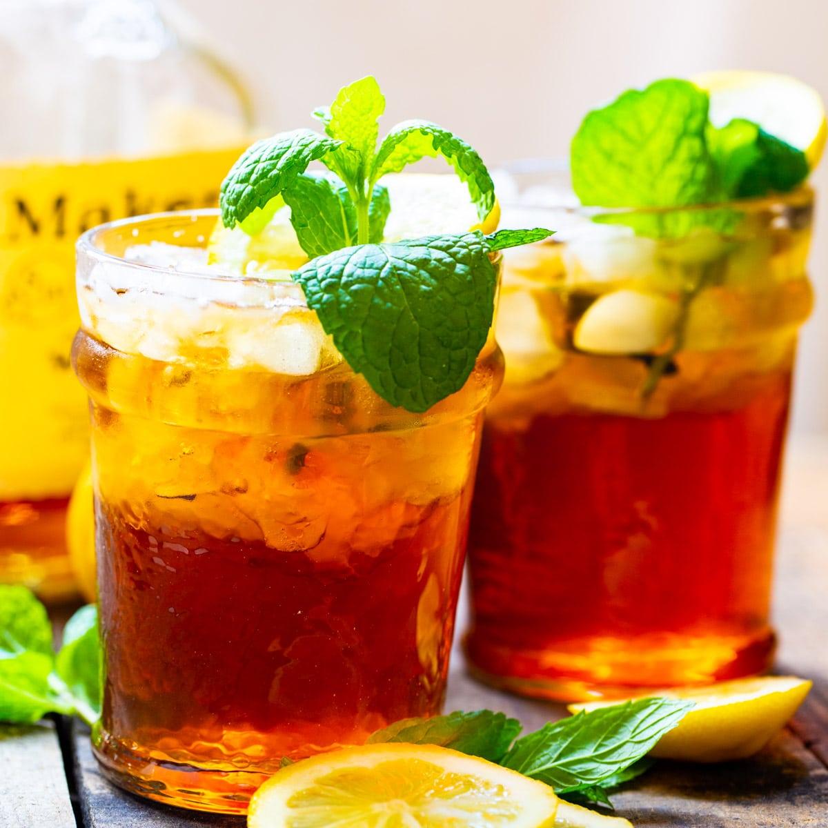 Sweet Tea Mint Juleps