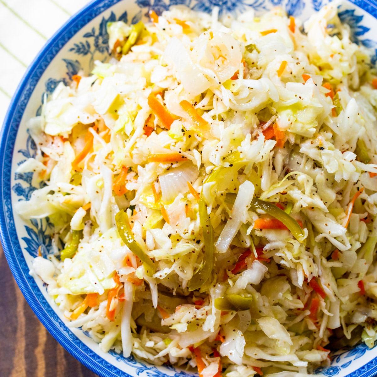 Sweet Vinegar Coleslaw