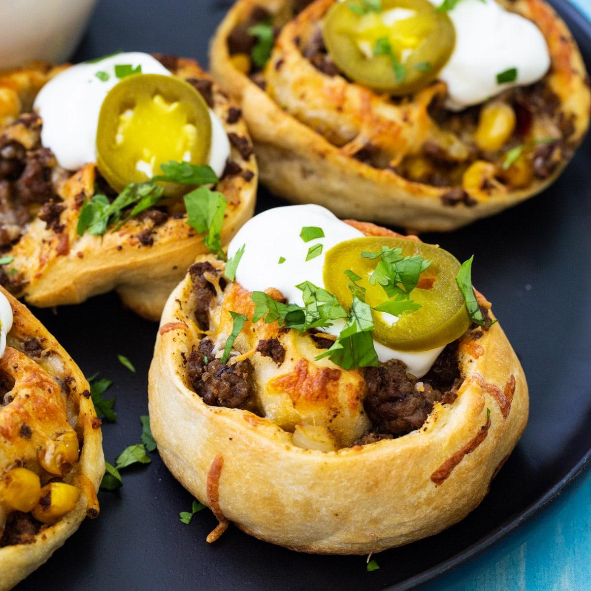 Taco Pizza Rolls