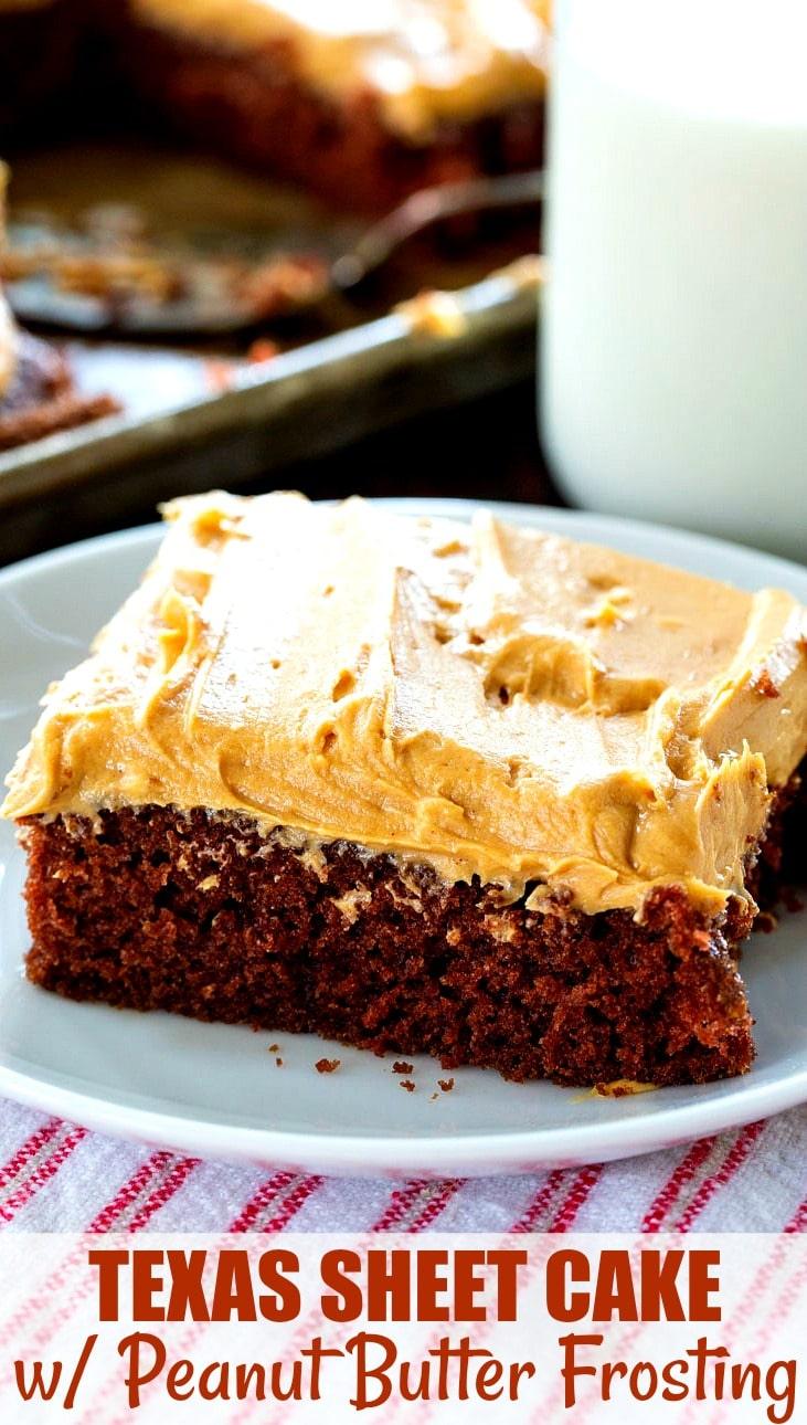 Close-up of cake slice on a white plate.