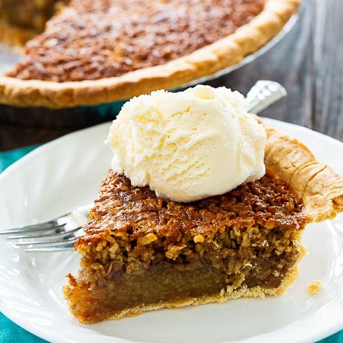 Slice of Oatmeal Pie.