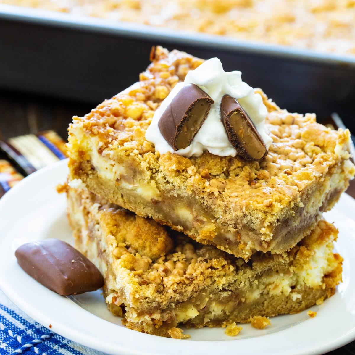Toffee Cheesecake Bars