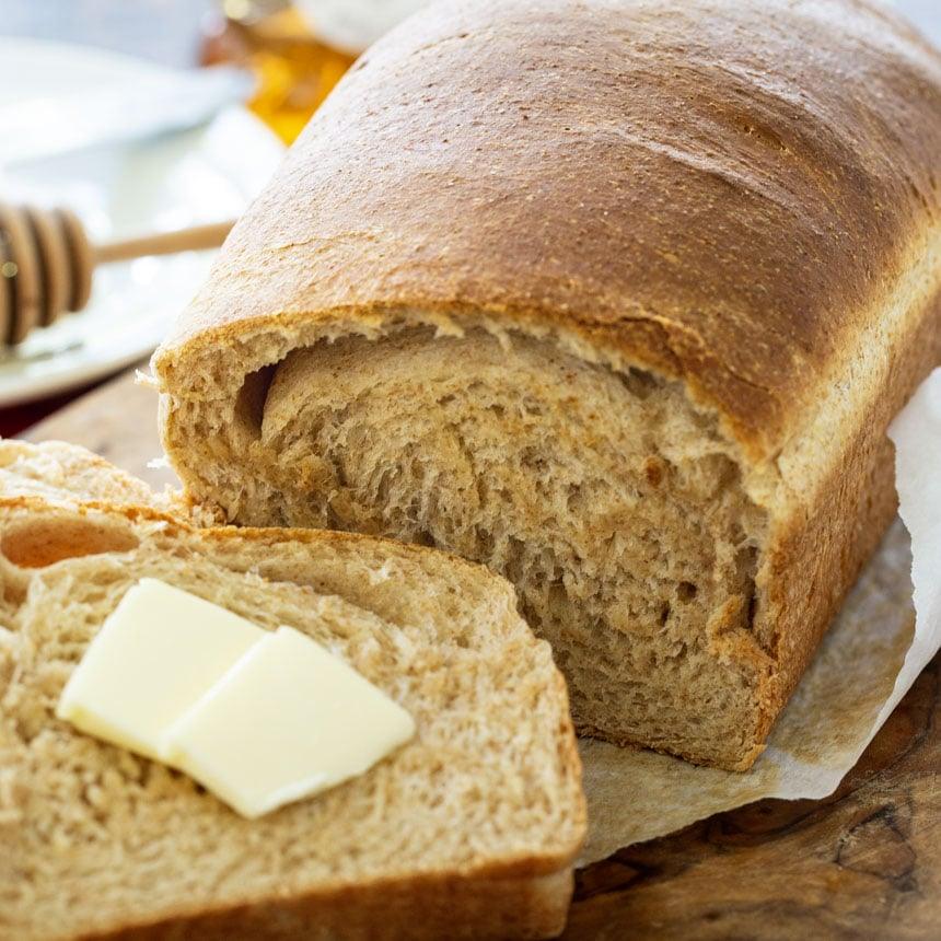 Whole Wheat Buttermilk Bread
