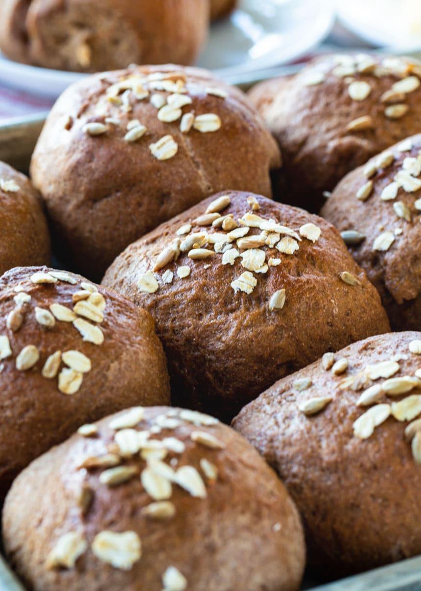 Whole Wheat Molasses Rolls