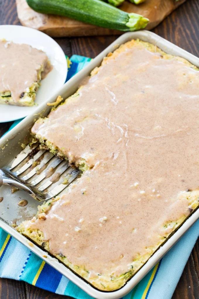 Zucchini Bars with Pecans and Coconut