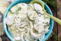 Southern Creamed Cucumbers
