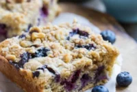 Guilt-Free Blueberry Coffee Cake