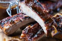 Honey Chipotle Glazed Ribs