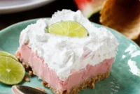 Sweet & Salty Watermelon Sherbet Squares
