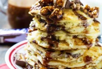 Snickers Bar Breakfast Flips