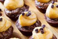 Decadent Peanut Butter Brownie Bites