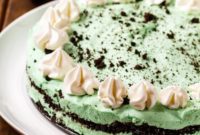 Luscious No-Bake Grasshopper Cheesecake