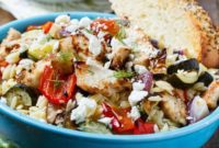 Roasted Chicken and Vegetable Orzo Salad