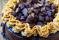 Decadent Chocolate Peanut Butter Cup Cheesecake