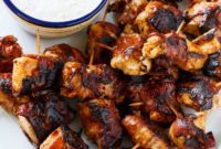 Smoky BBQ Bacon Chicken Poppers