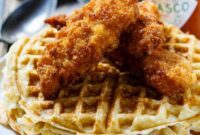 Sweet Heat: Tabasco Maple Chicken & Waffles