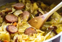 Hearty Smoked Sausage and Cabbage Soup