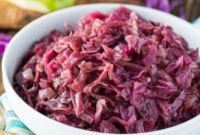 Ruby Red Braised Cabbage