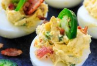 Kicked-Up Jalapeno Deviled Eggs