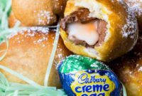 Crispy Cadbury Creme Egg Indulgence