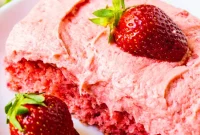 Perfect Strawberry Sheet Cake