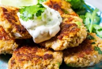 Crispy Salmon Croquettes with Zesty Cilantro Mayonnaise