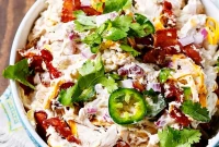 Loaded Jalapeno Popper Chicken Salad