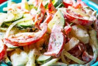 Velvet Tomato Cucumber Delight