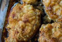 Golden Crispy Honey Garlic Pork Chops