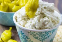 Creamy Triple Cheese Pepperoncini Dip
