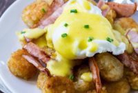 Golden Tater Tot Benedict