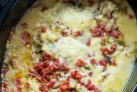 Slow Cooker Cheesy Chicken and Stuffing Dinner