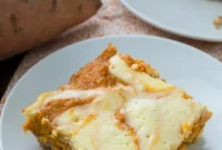 Spiced Sweet Potato Cheesecake Bars