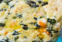 Decadent Cheesy Shrimp and Spinach Dip