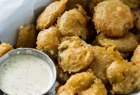 Crispy Beer-Battered Dill Pickles