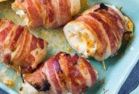Bacon Wrapped Creamy Jalapeno Chicken