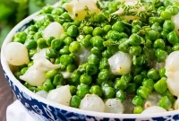 Velvety Peas with Sweet Pearl Onions
