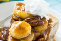 Decadent Bananas Foster Cheesecake